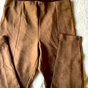 Brown suede pants from Loft New with tags